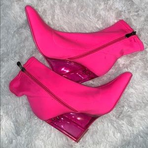 Hot Pink Booties